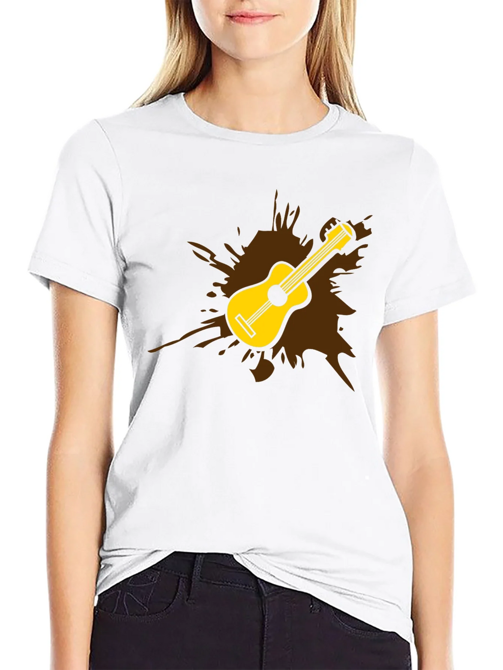 Guitar Splash Graphic Tee - Mens Black T-Shirt product image 8