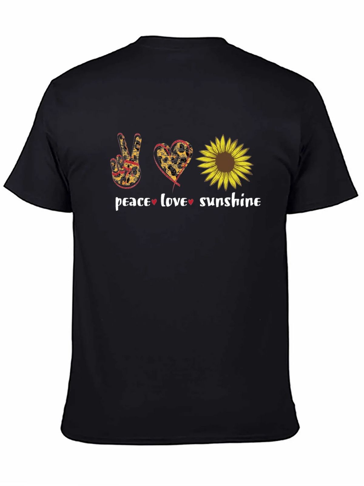Peace Love Sunflower Graphic T-Shirt product image 4