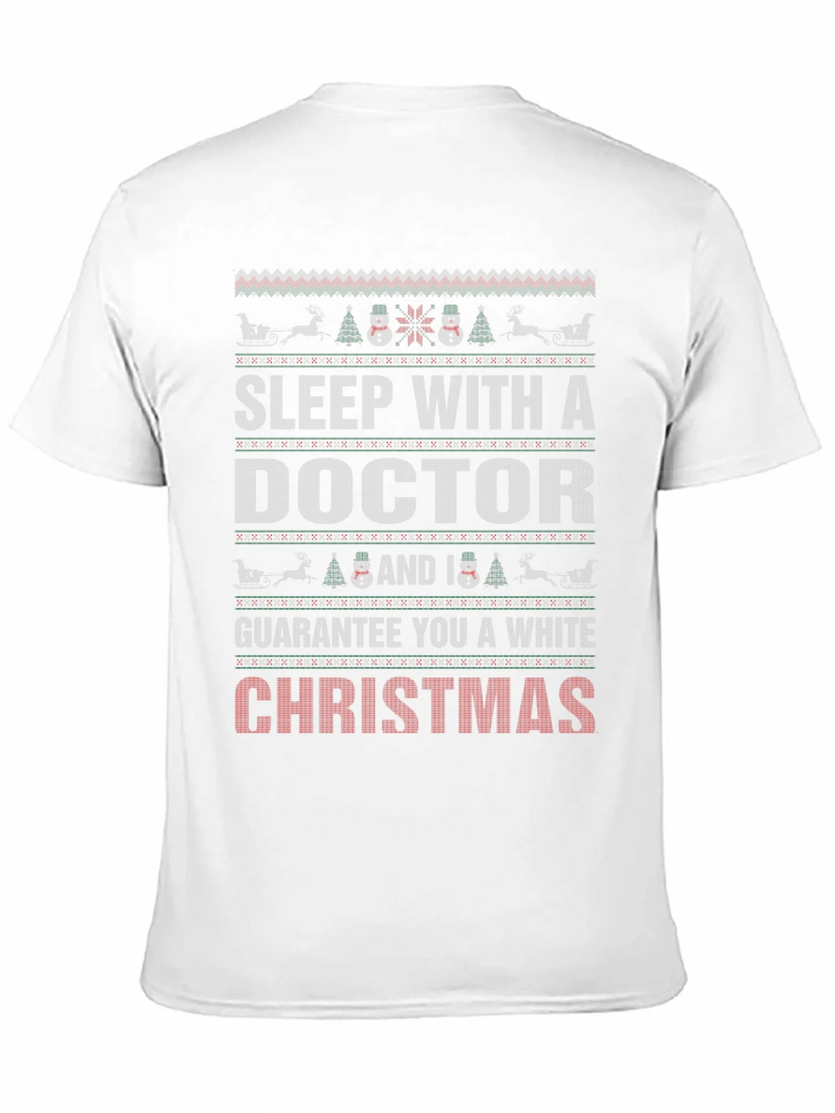 Sleep with a Doctor Christmas Holiday Graphic T-Shirt product image 10