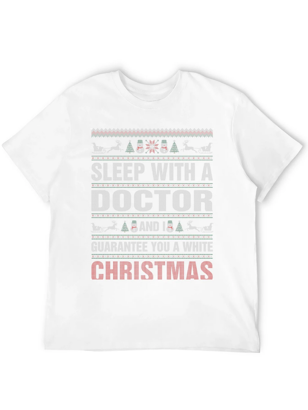 Sleep with a Doctor Christmas Holiday Graphic T-Shirt product image 11
