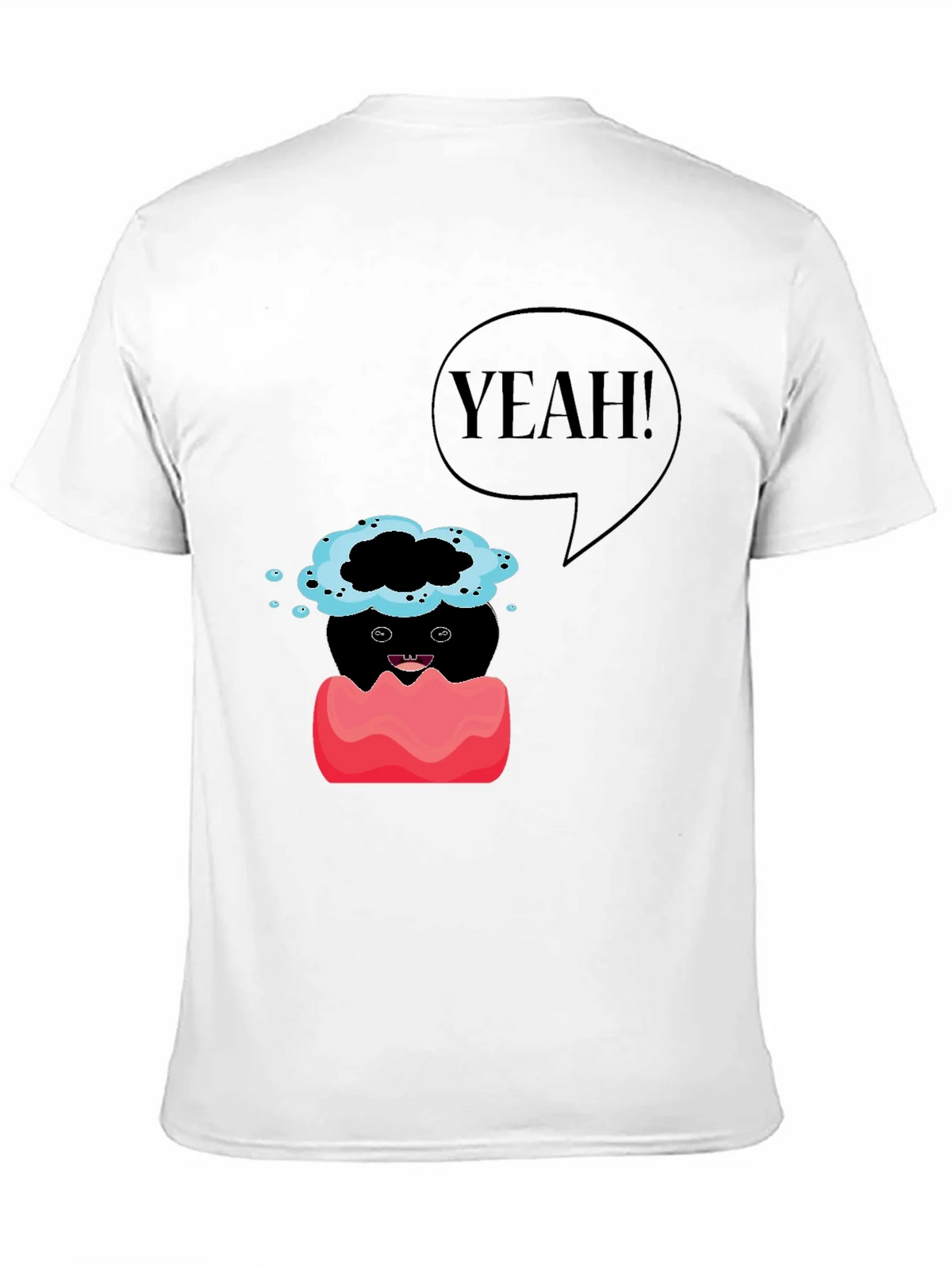 Humorous Yeah! Graphic Print T-Shirt product image 10