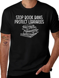 Stop Book Bans Protect Libraries T-Shirt product image 1