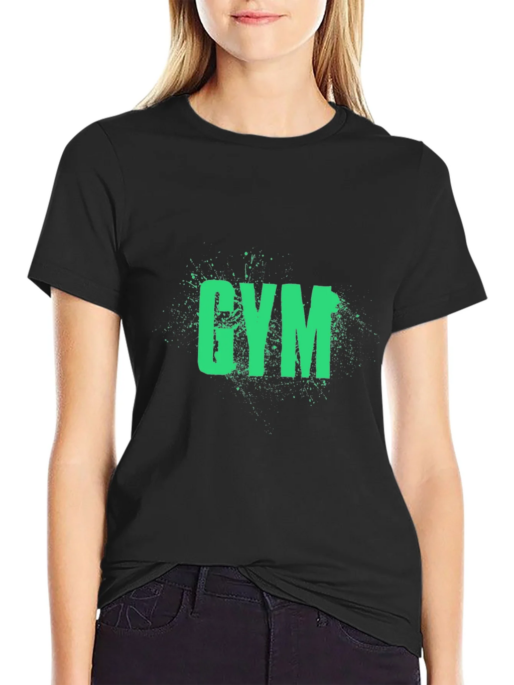 Mens Black Gym T-Shirt product image 2