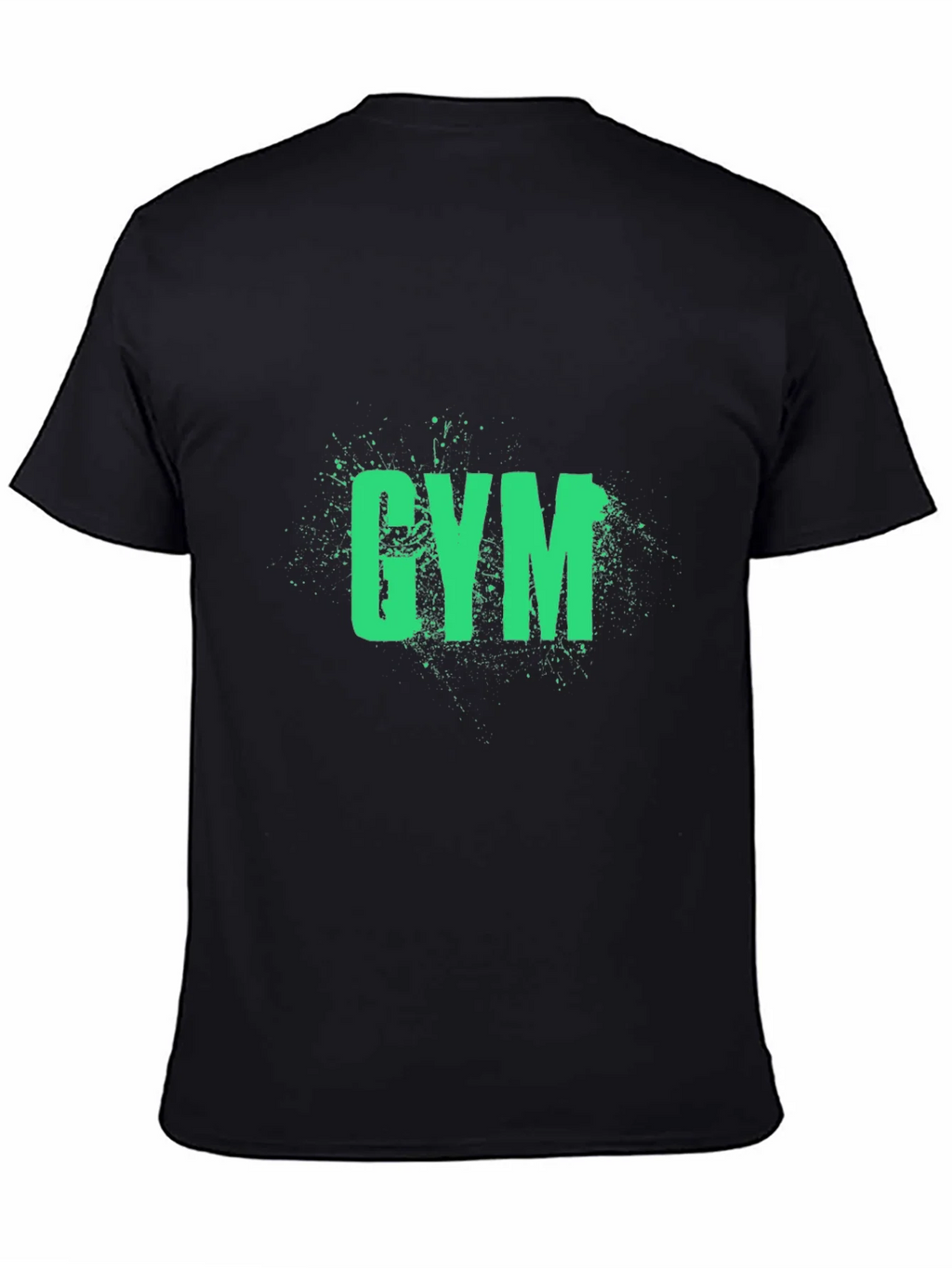 Mens Black Gym T-Shirt product image 4