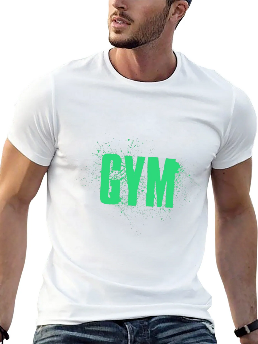 Mens Black Gym T-Shirt product image 12