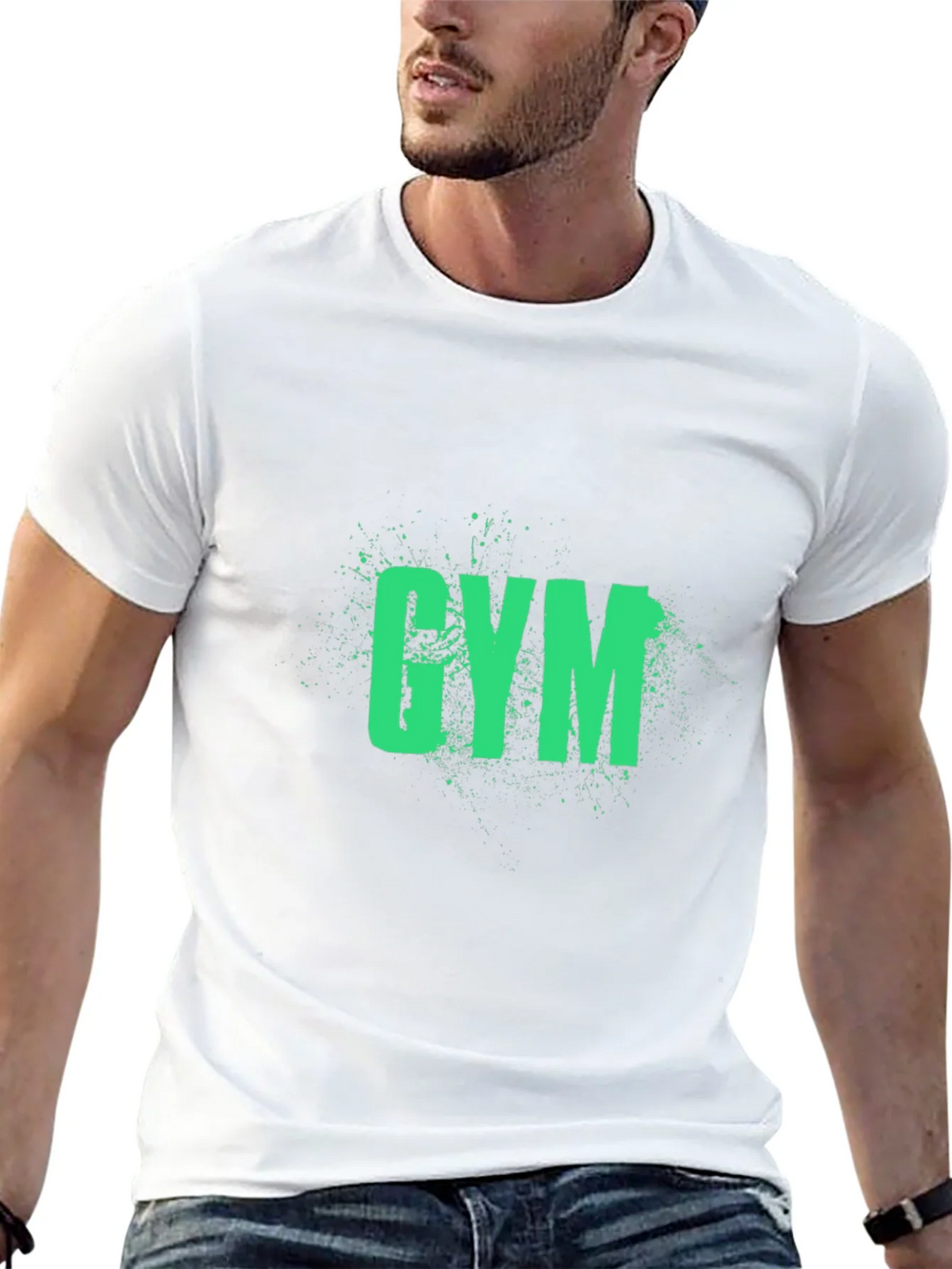 Mens Black Gym T-Shirt product image 12