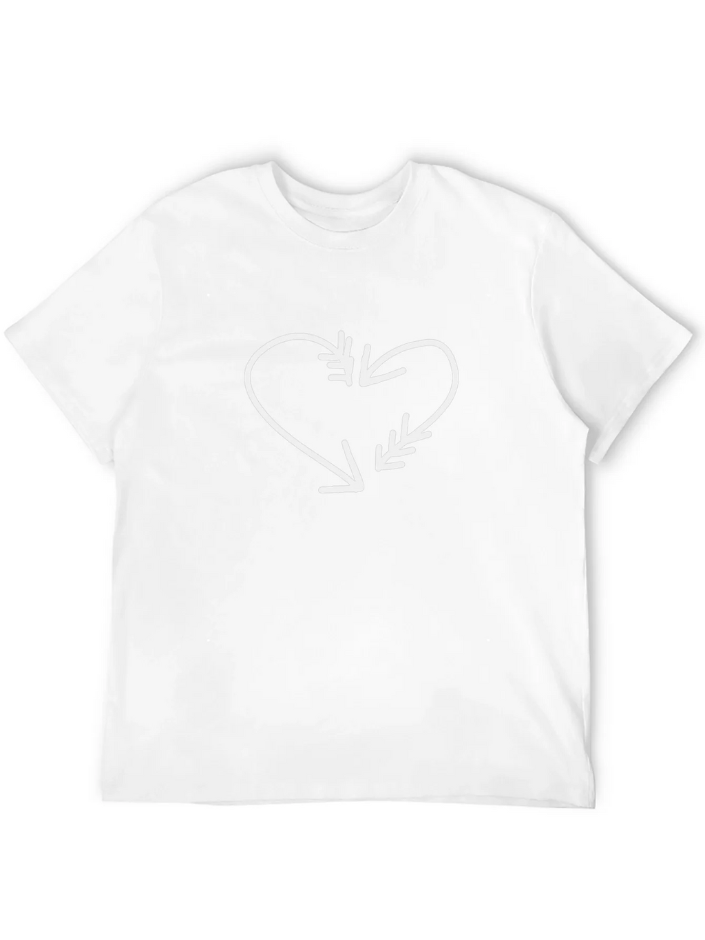 Heart Arrow Graphic Black Tee product image 11