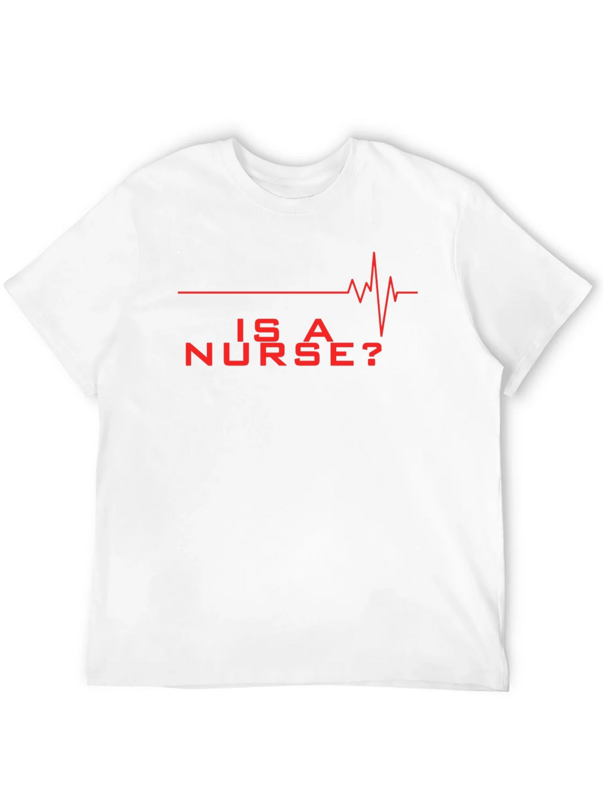 Is A Nurse? Red Graphic Novelty T-Shirt product image 11