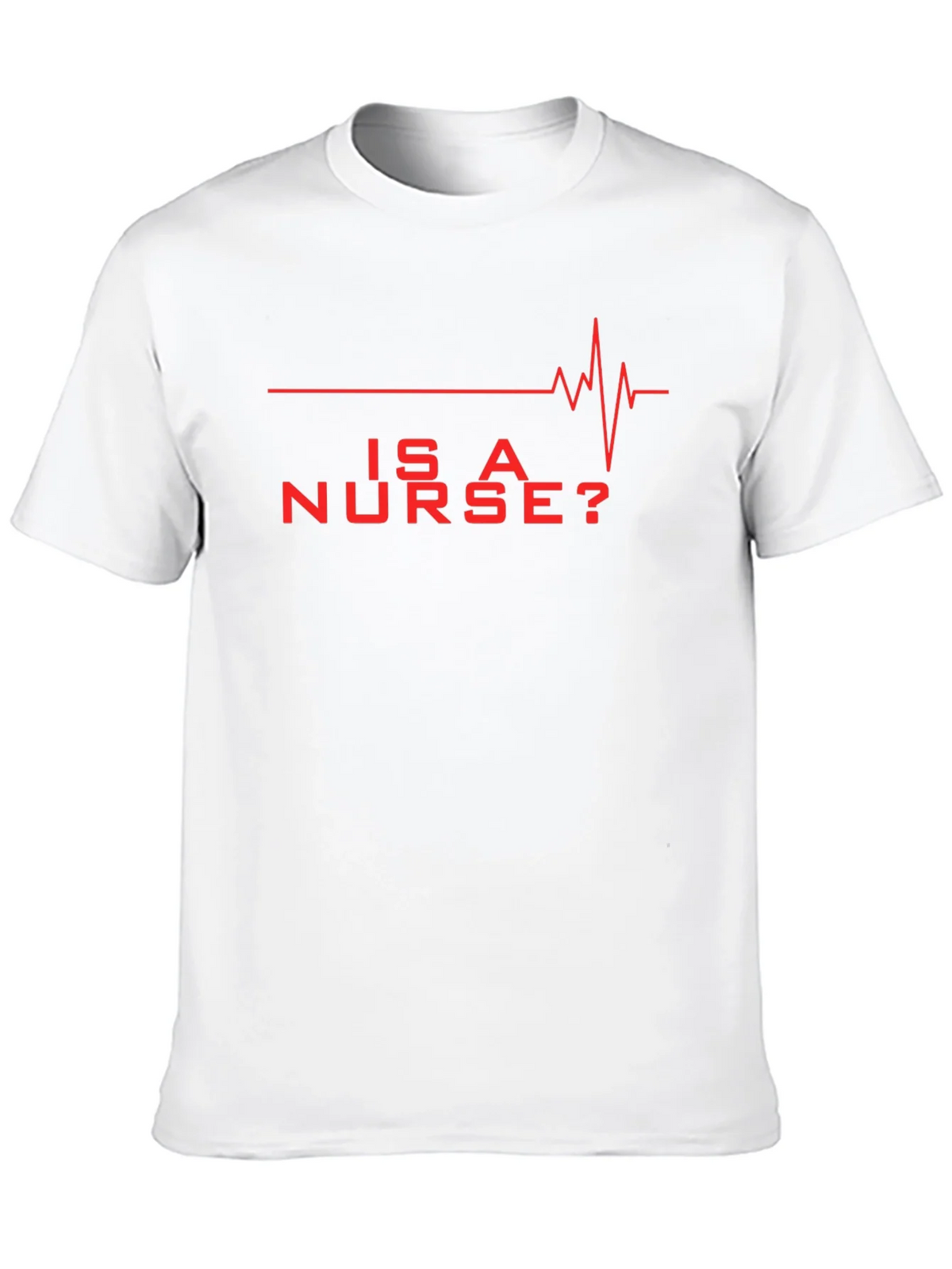 Is A Nurse? Red Graphic Novelty T-Shirt product image 9
