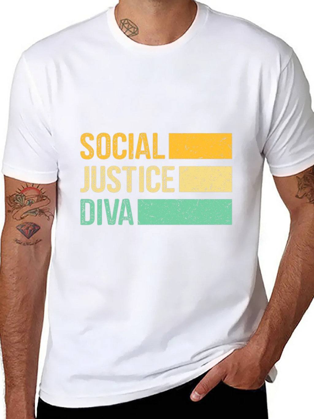 Social Justice Diva T-Shirt - Unisex Graphic Tee product image 7