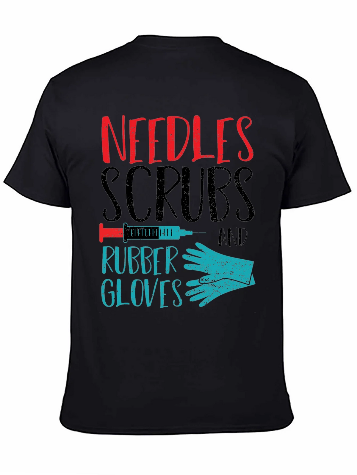 Needles Scrubs & Rubber Gloves Graphic T-Shirt product image 4