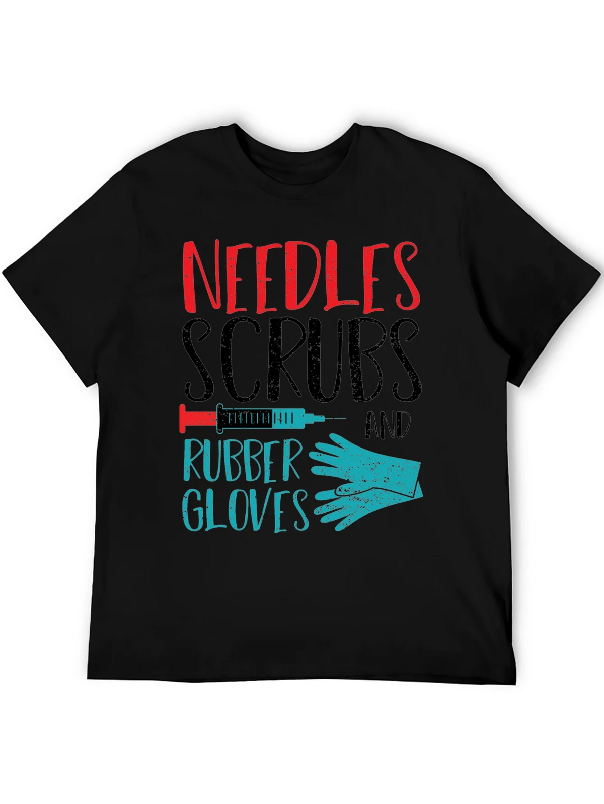 Needles Scrubs & Rubber Gloves Graphic T-Shirt product image 5