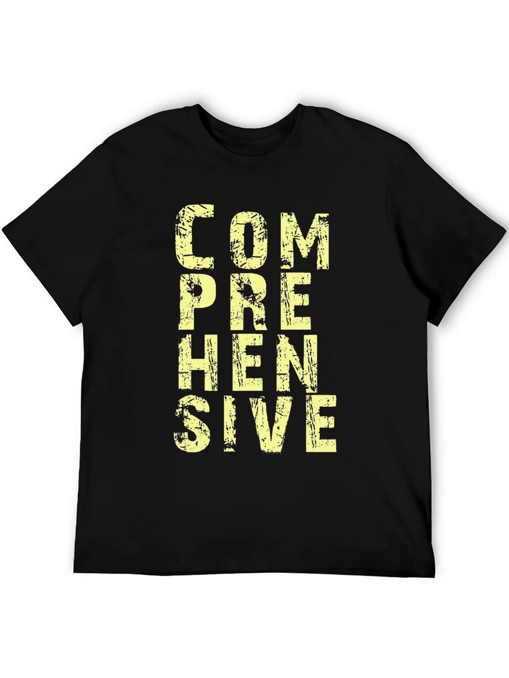 Comprehensive Graphic T-Shirt - Mens Black Cotton Tee product image 5