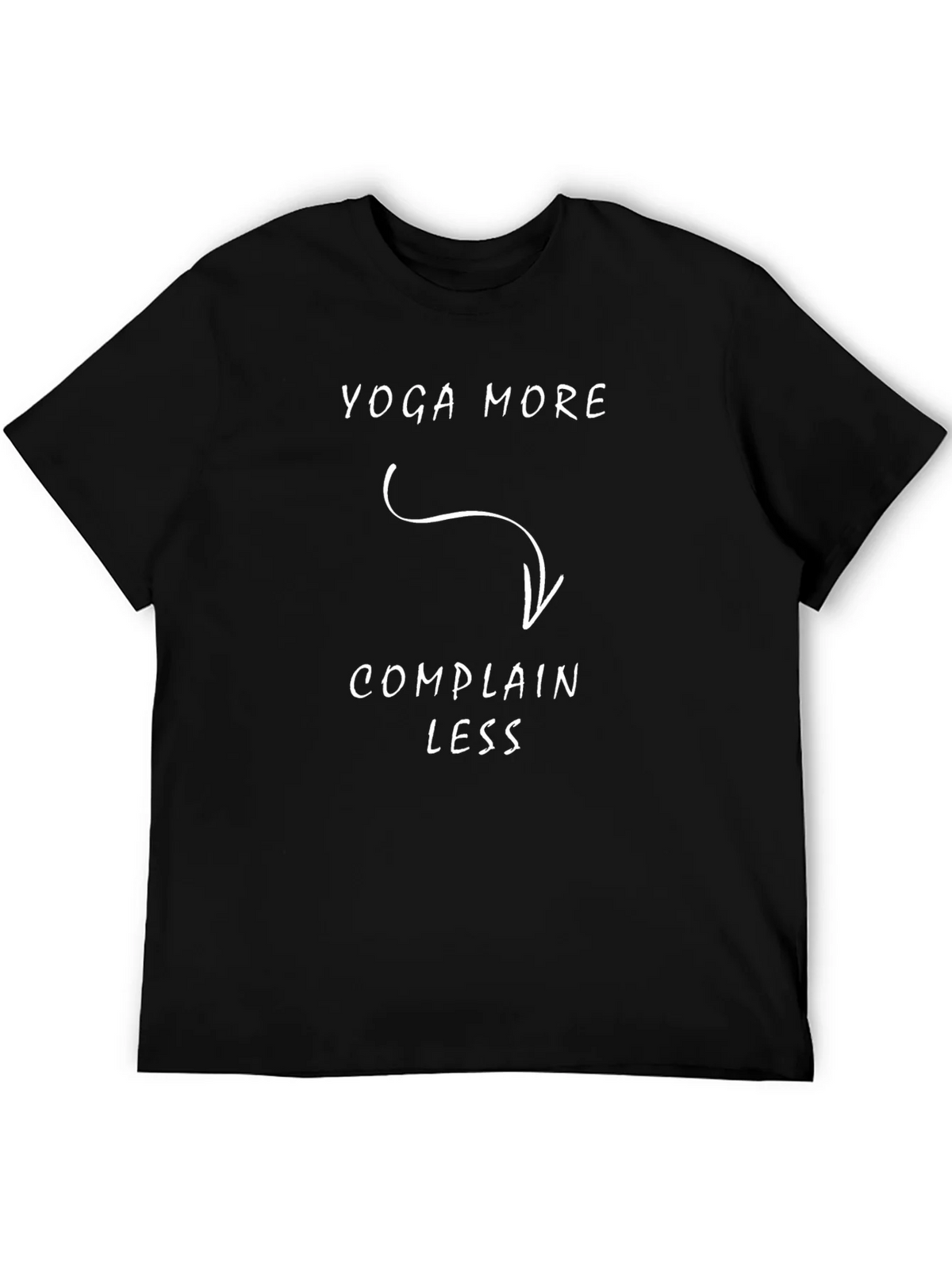 Yoga More Complain Less T-Shirt Funny Tee product image 5