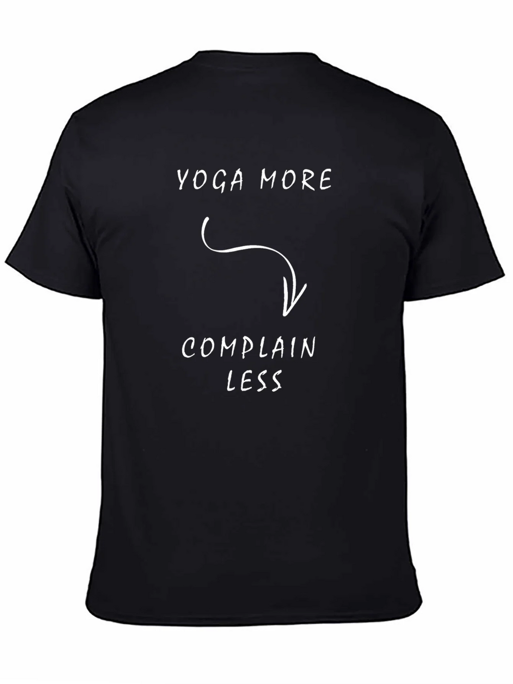 Yoga More Complain Less T-Shirt Funny Tee product image 4
