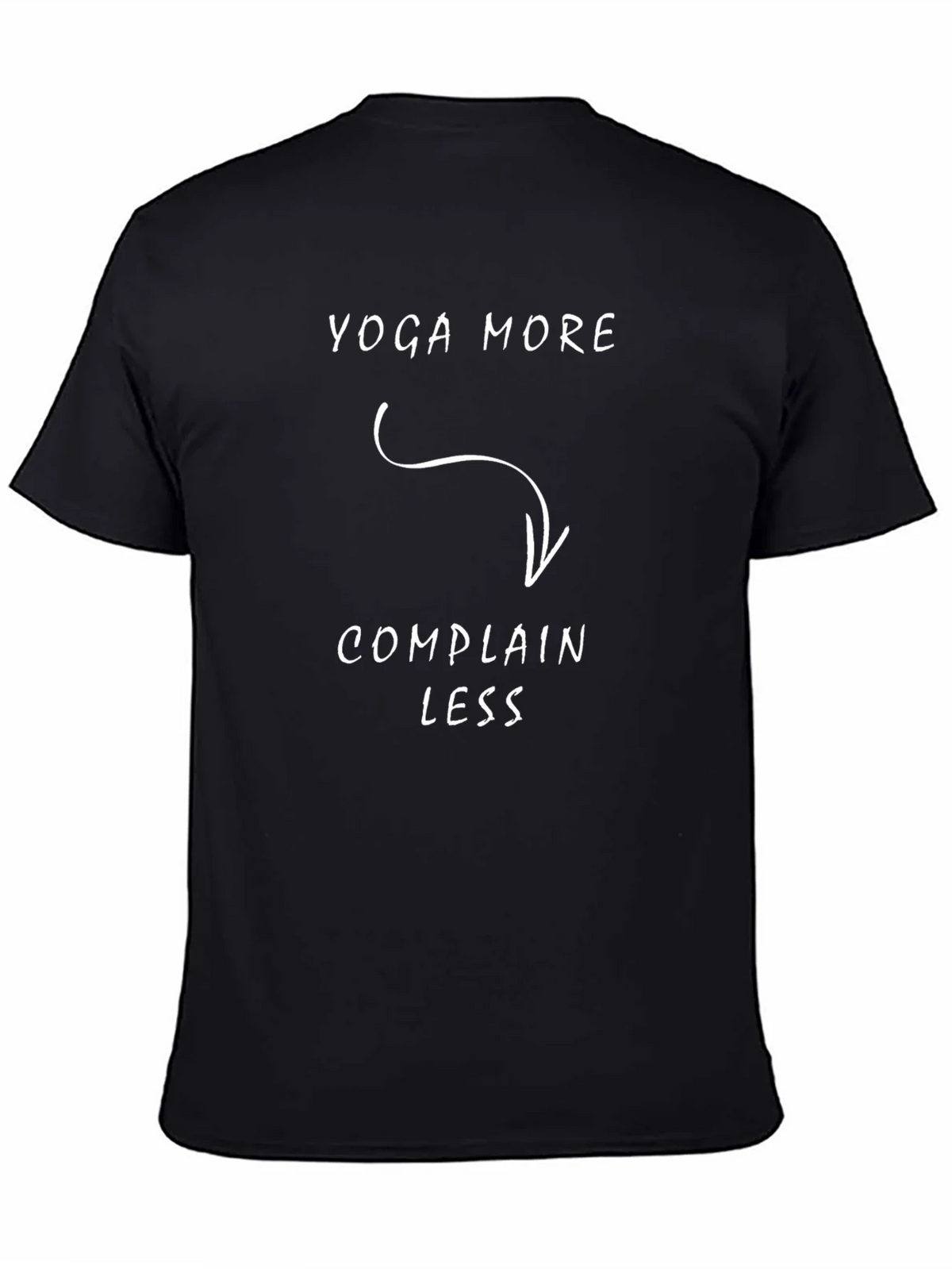Yoga More Complain Less T-Shirt Funny Tee product image 4