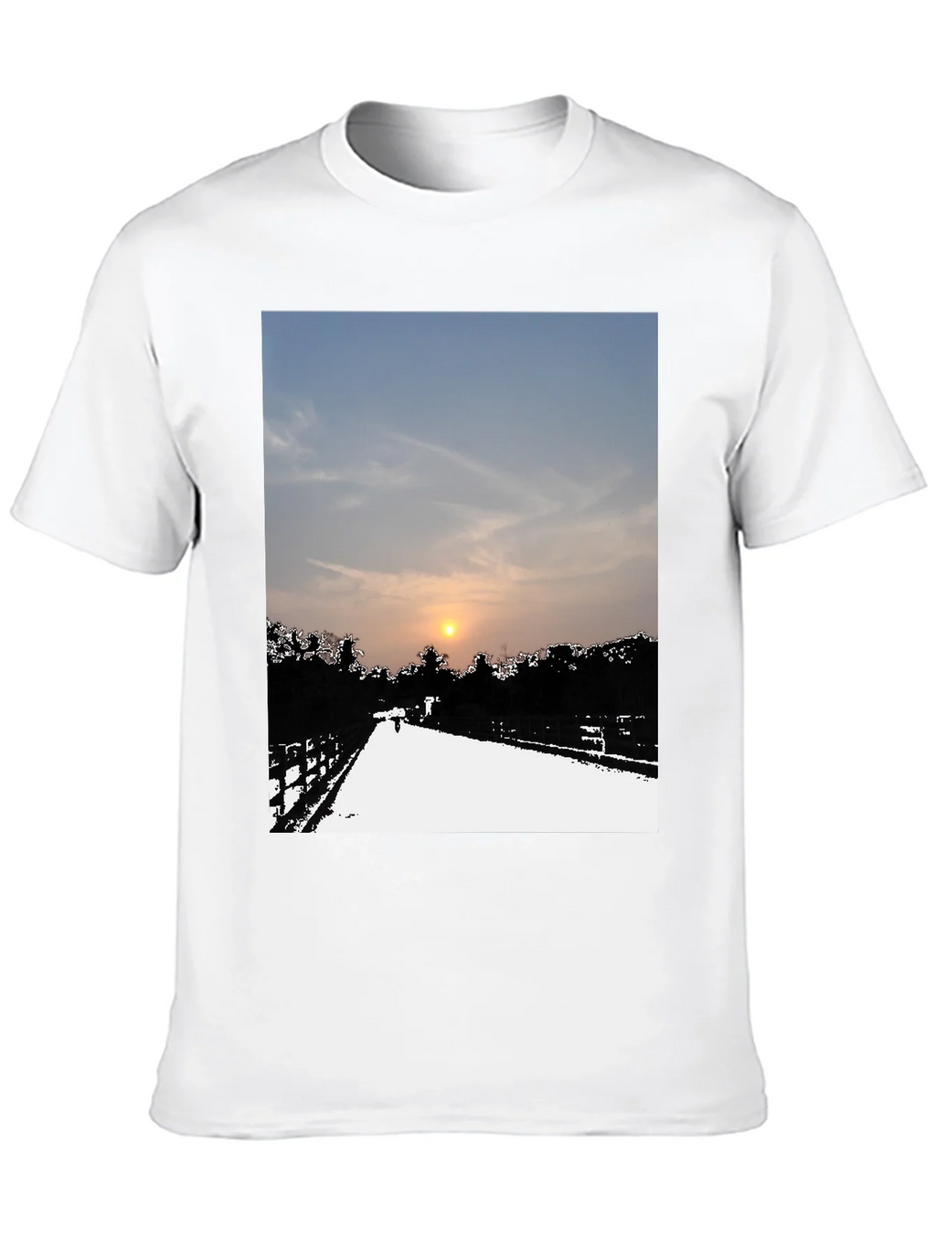 Sunset Road Graphic Tee - Black Casual Comfort product image 9