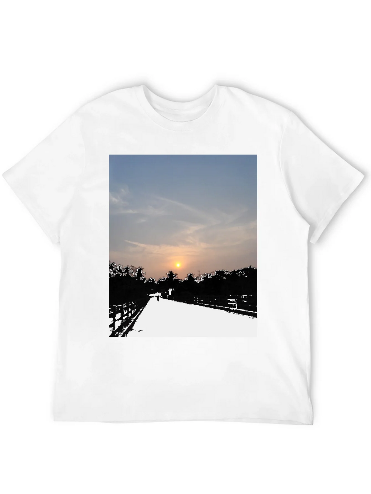 Sunset Road Graphic Tee - Black Casual Comfort product image 11