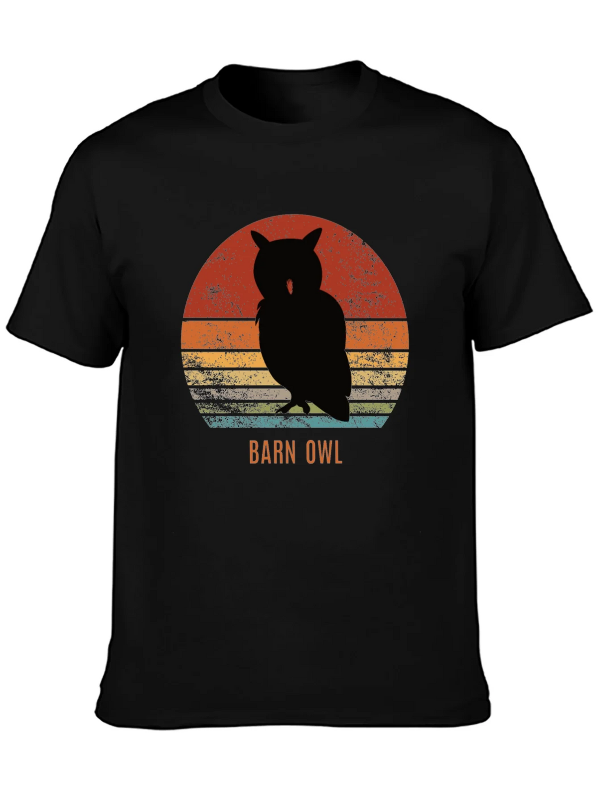 Retro Barn Owl Graphic Tee - Vintage Style Nature T-Shirt product image 3
