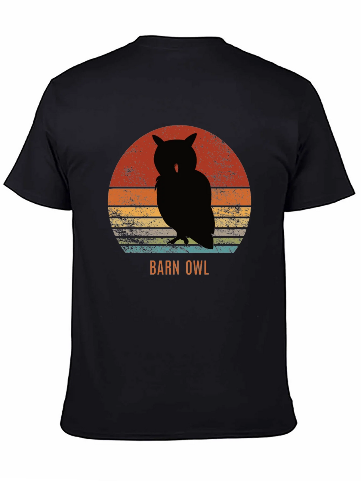 Retro Barn Owl Graphic Tee - Vintage Style Nature T-Shirt product image 4