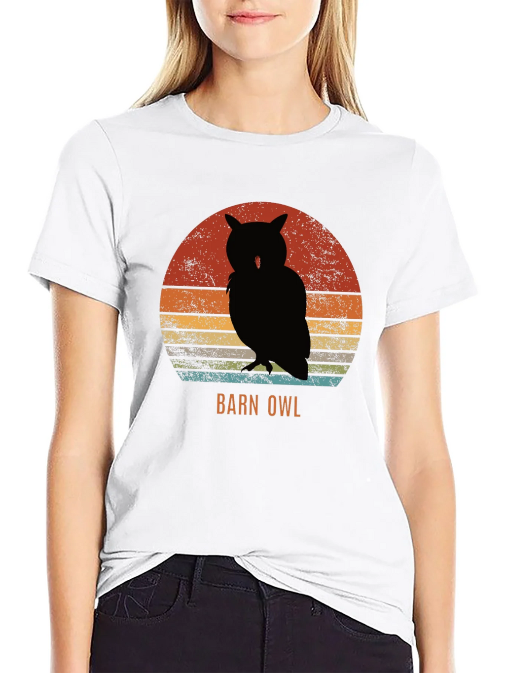 Retro Barn Owl Graphic Tee - Vintage Style Nature T-Shirt product image 8