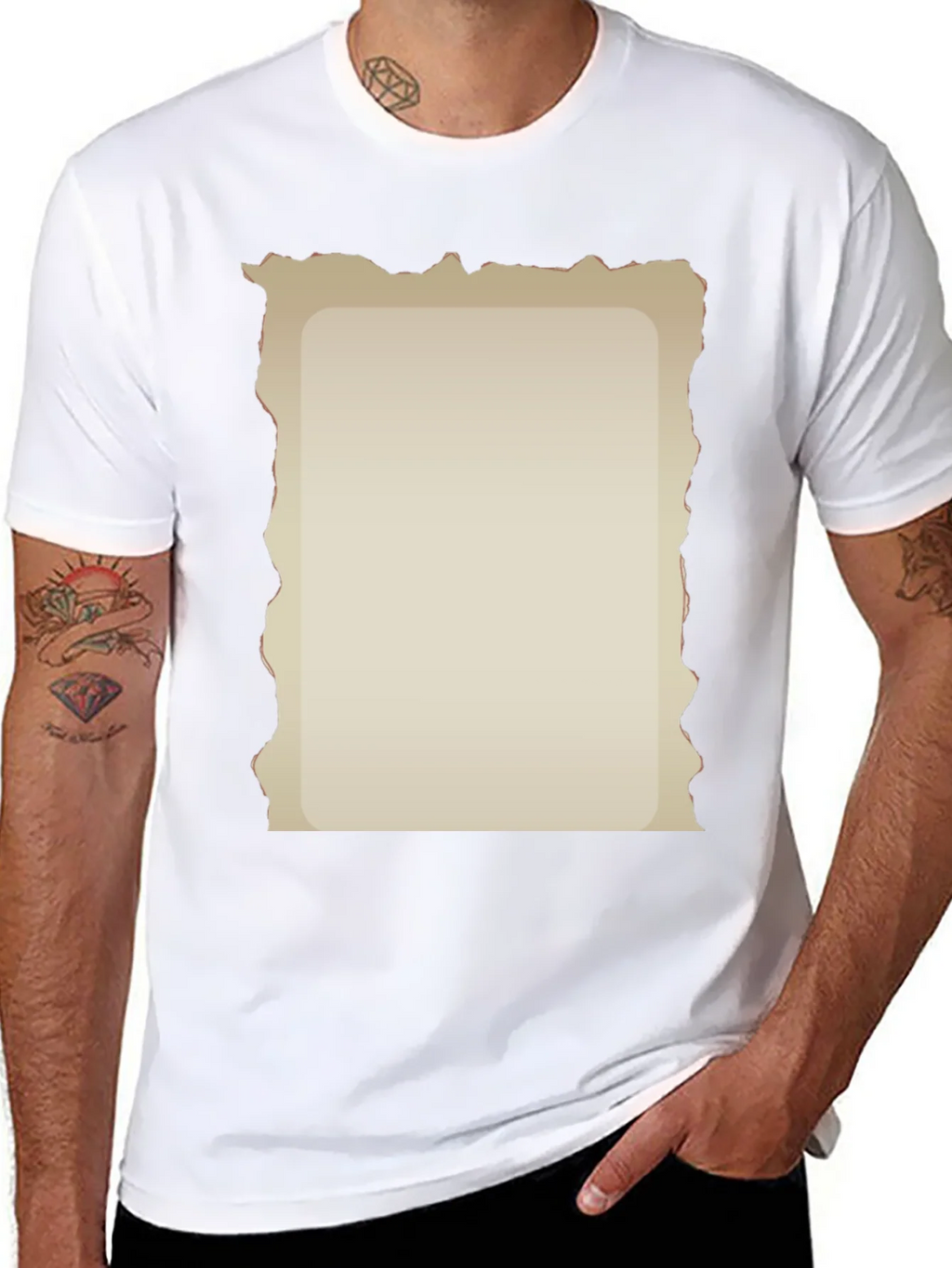 Distressed Parchment Graphic Tee product image 7