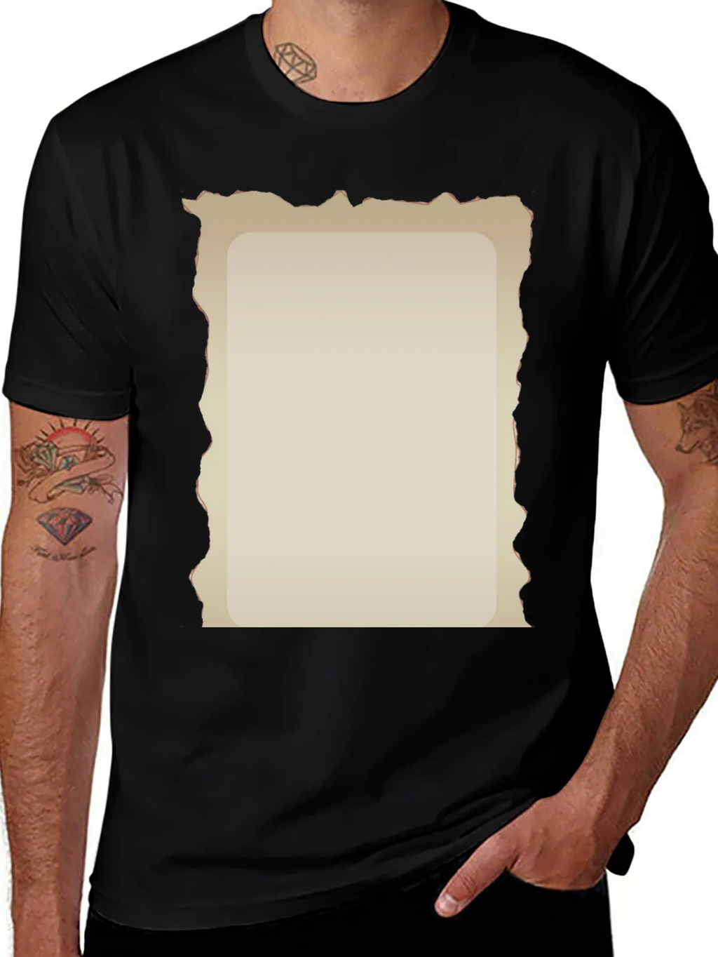 Distressed Parchment Graphic Tee product image 1