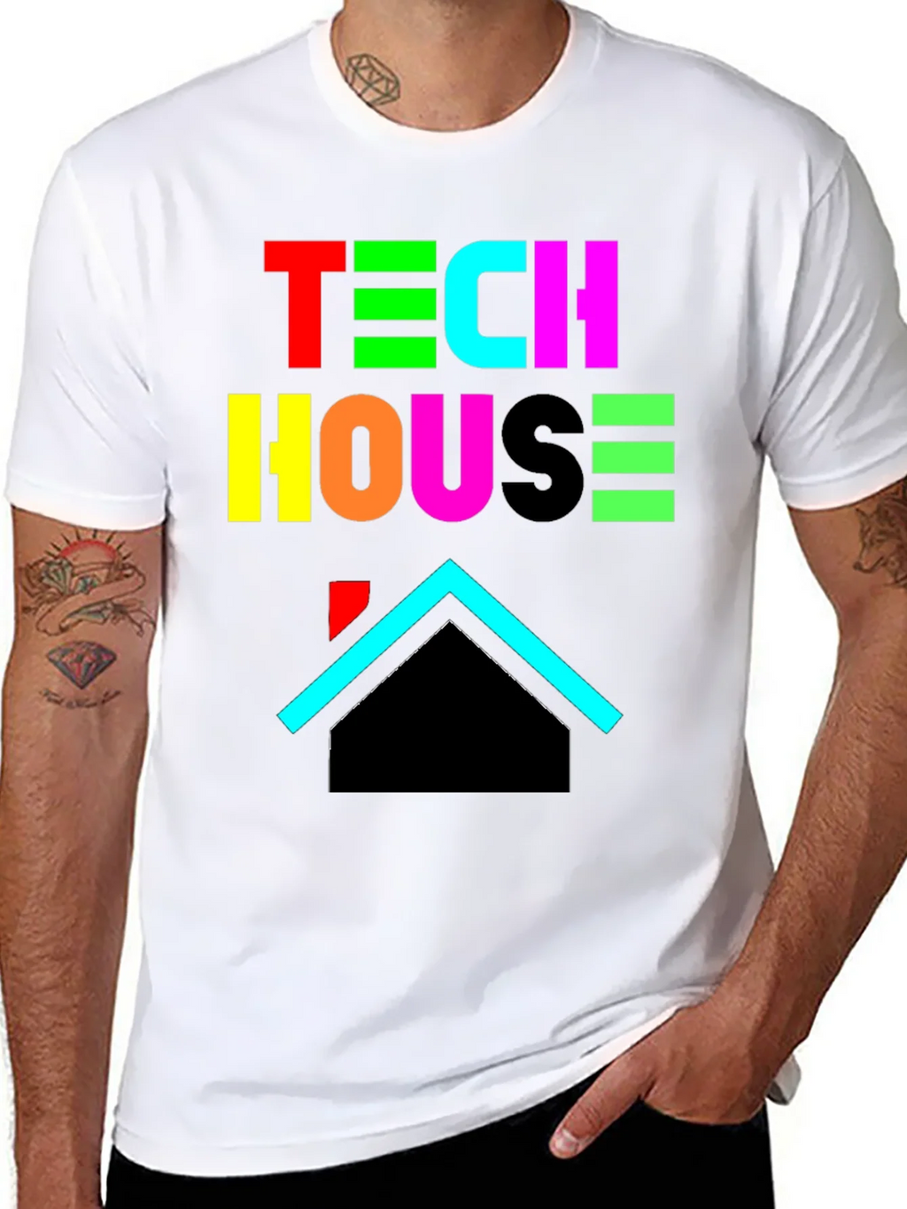 Tech House Graphic T-Shirt product image 7
