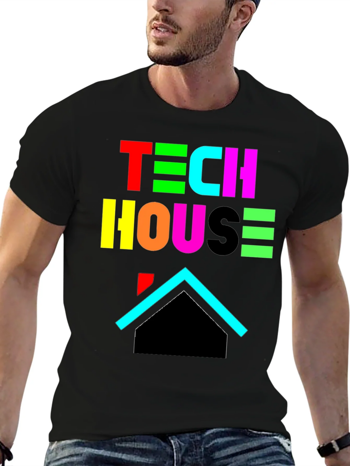 Tech House Graphic T-Shirt product image 6