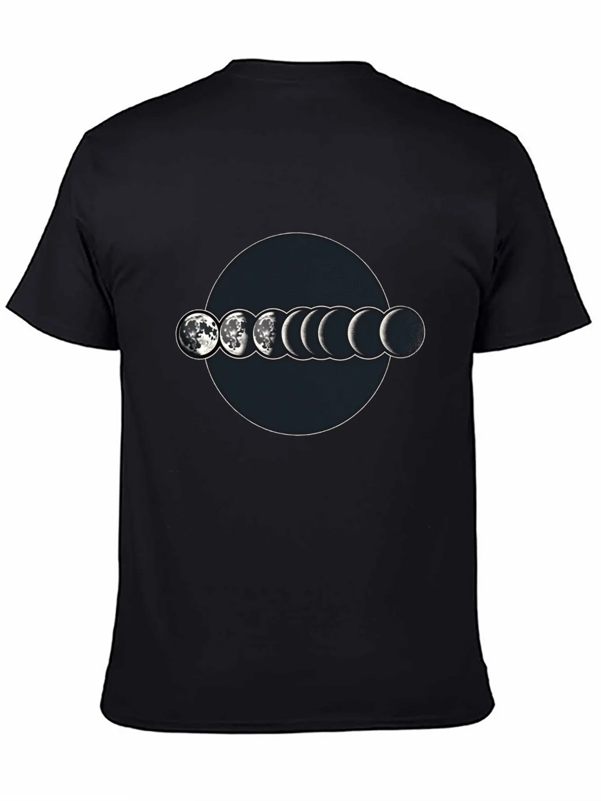 Lunar Phase Graphic T-Shirt - Mens Black Tee product image 4