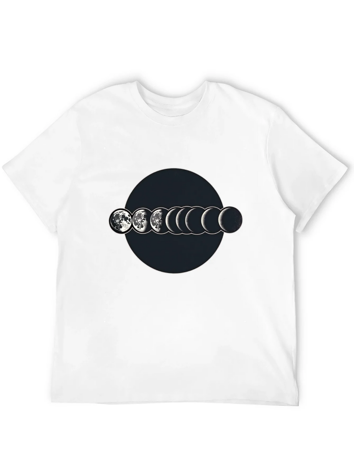 Lunar Phase Graphic T-Shirt - Mens Black Tee product image 11