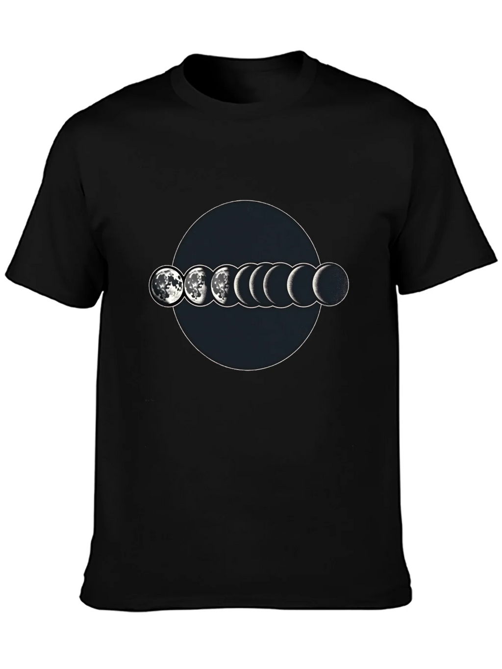 Lunar Phase Graphic T-Shirt - Mens Black Tee product image 3