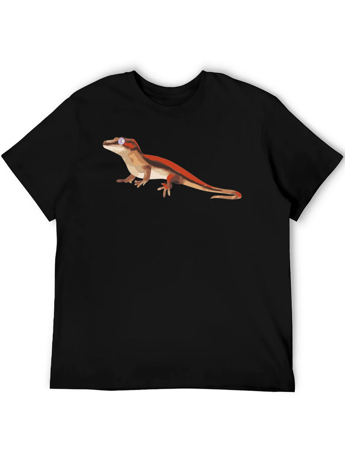 Lizard Graphic Black T-Shirt - Cool Reptile Tee product image 5