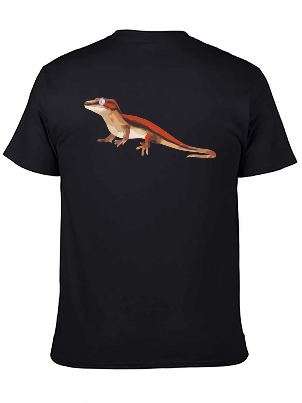 Lizard Graphic Black T-Shirt - Cool Reptile Tee product image 4