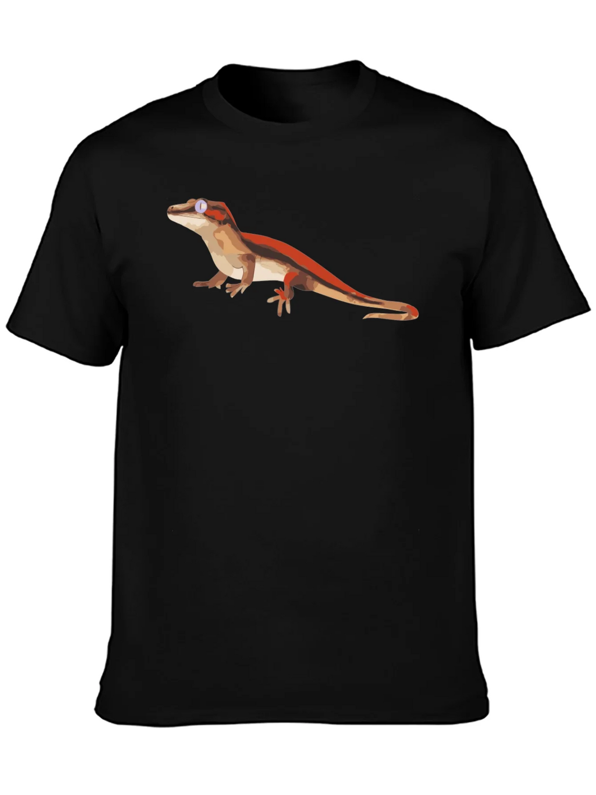 Lizard Graphic Black T-Shirt - Cool Reptile Tee product image 3