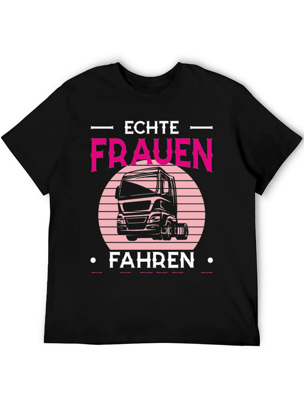Echte Frauen Fahren Truck T-Shirt product image 5