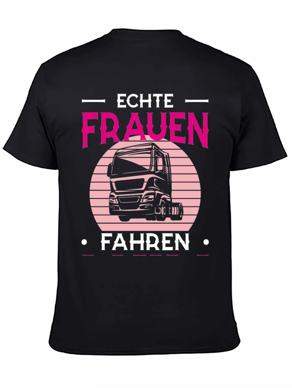 Echte Frauen Fahren Truck T-Shirt product image 4