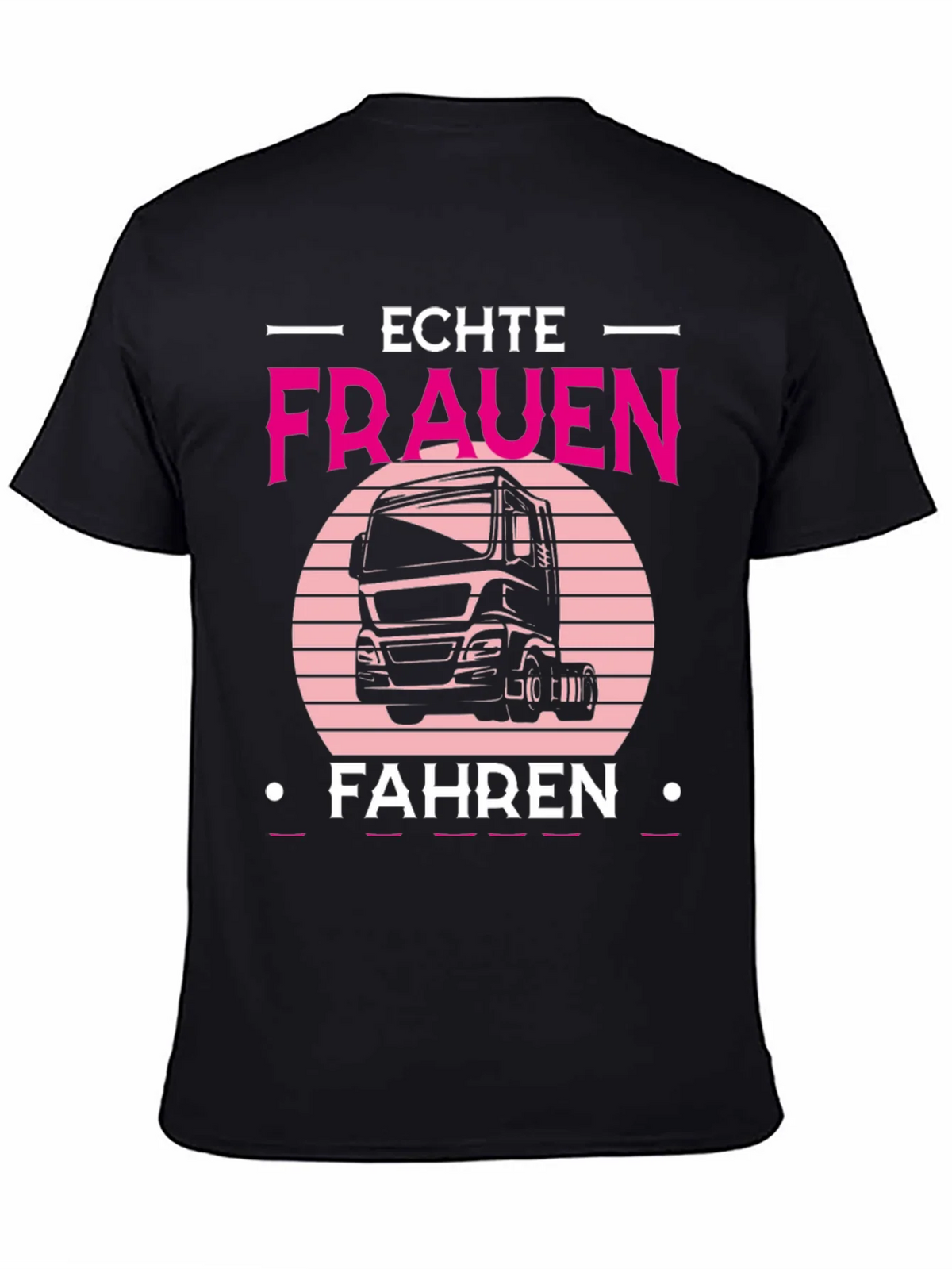 Echte Frauen Fahren Truck T-Shirt product image 4