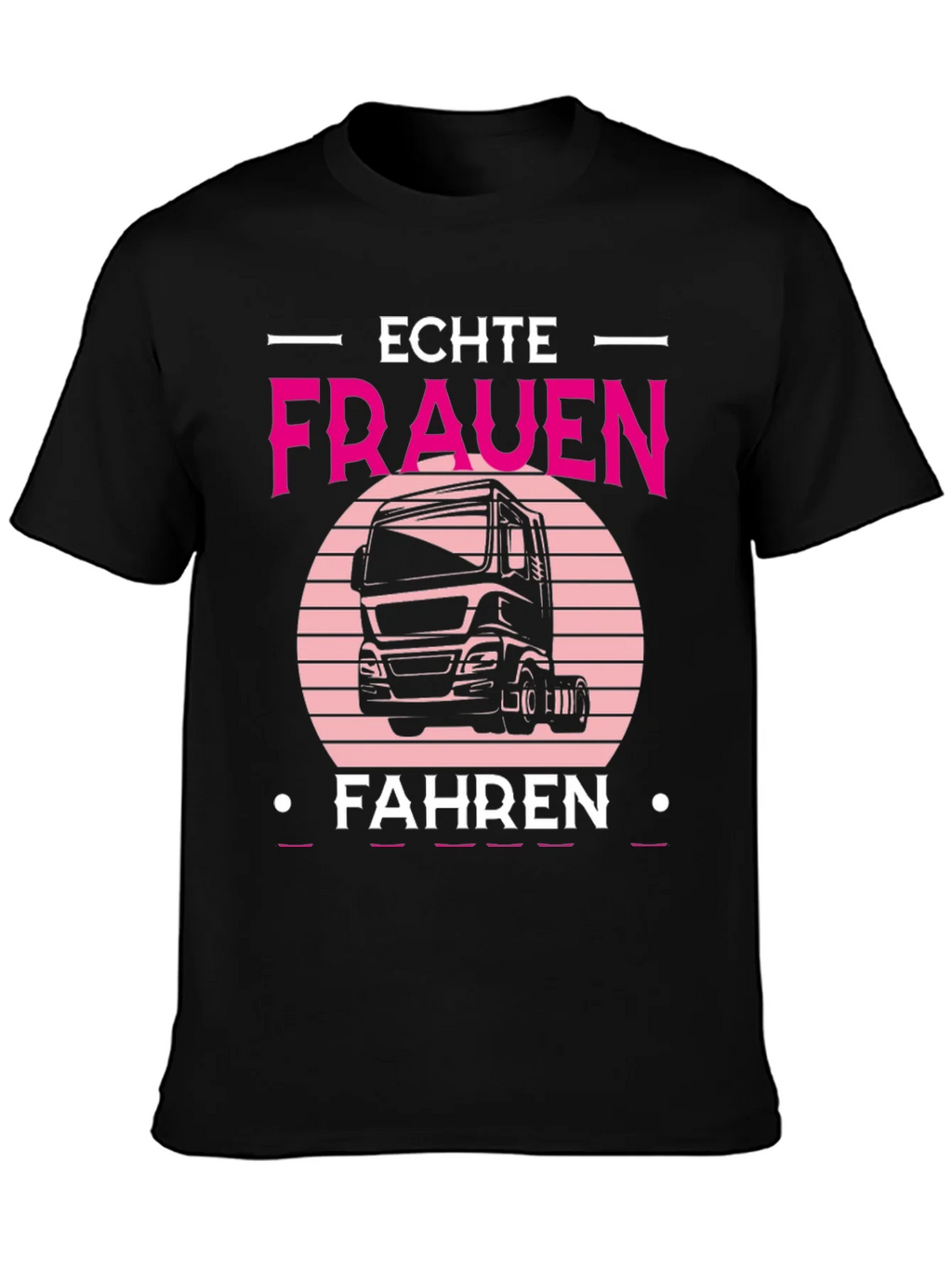 Echte Frauen Fahren Truck T-Shirt product image 3