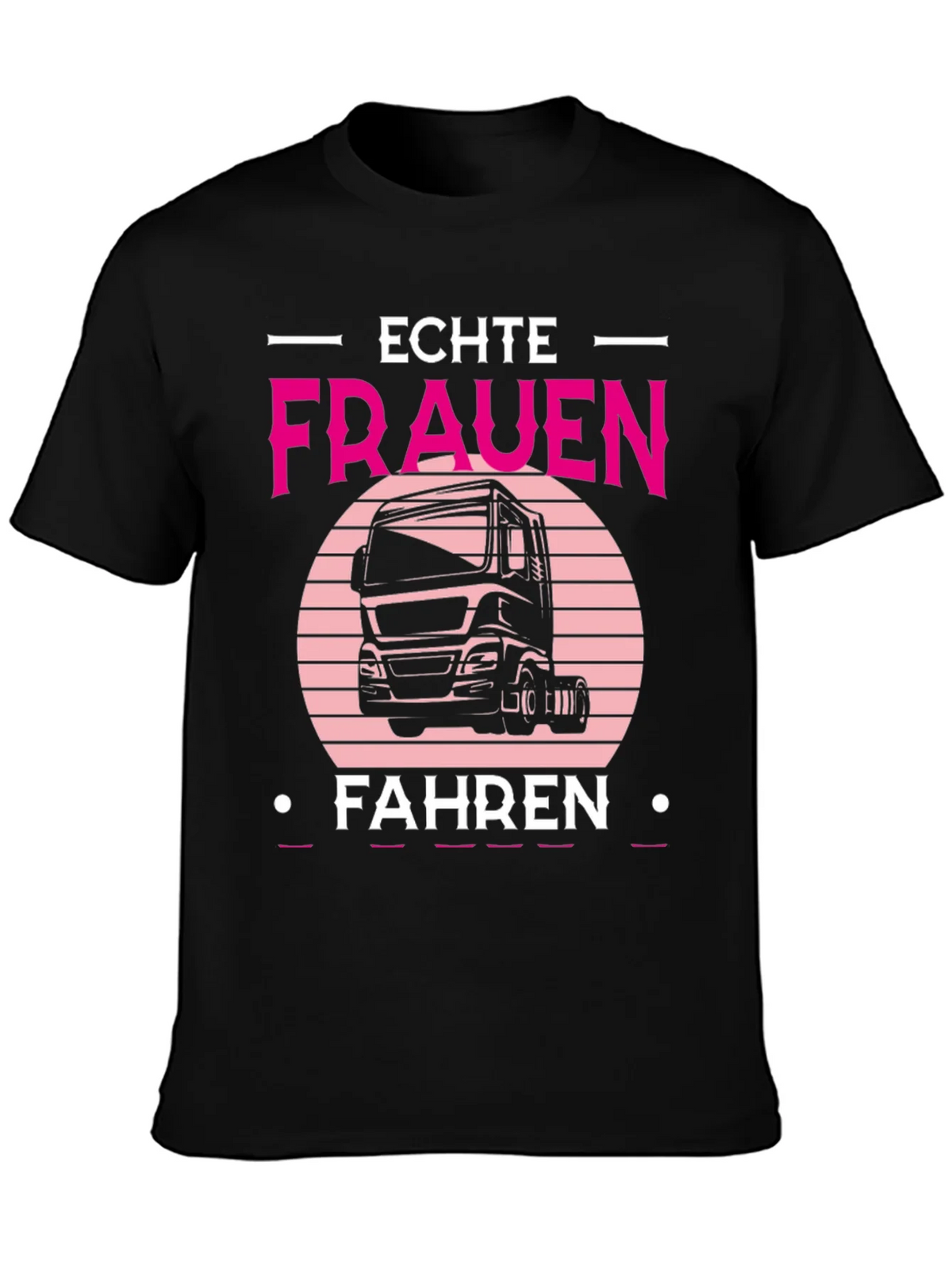 Echte Frauen Fahren Truck T-Shirt product image 3