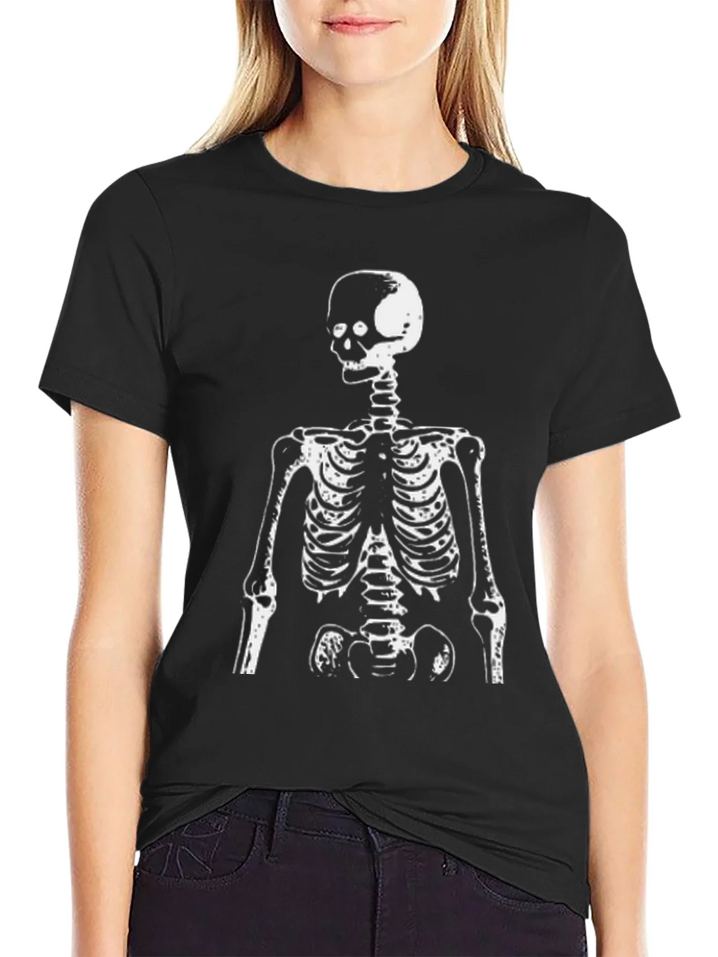 Skeleton Graphic Tee - Black Crewneck product image 2