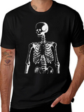 Skeleton Graphic Tee - Black Crewneck product image 1