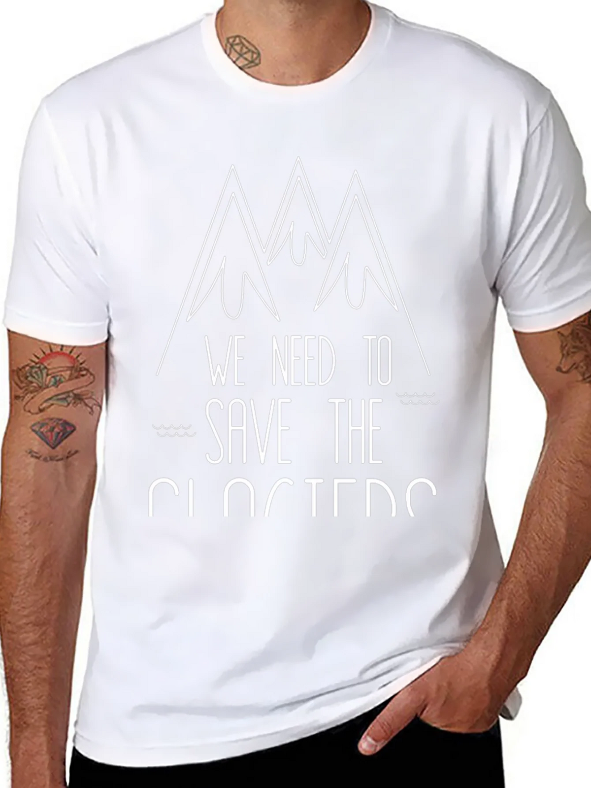 Save The Glaciers T-Shirt - Stylish Environmental Tee product image 7