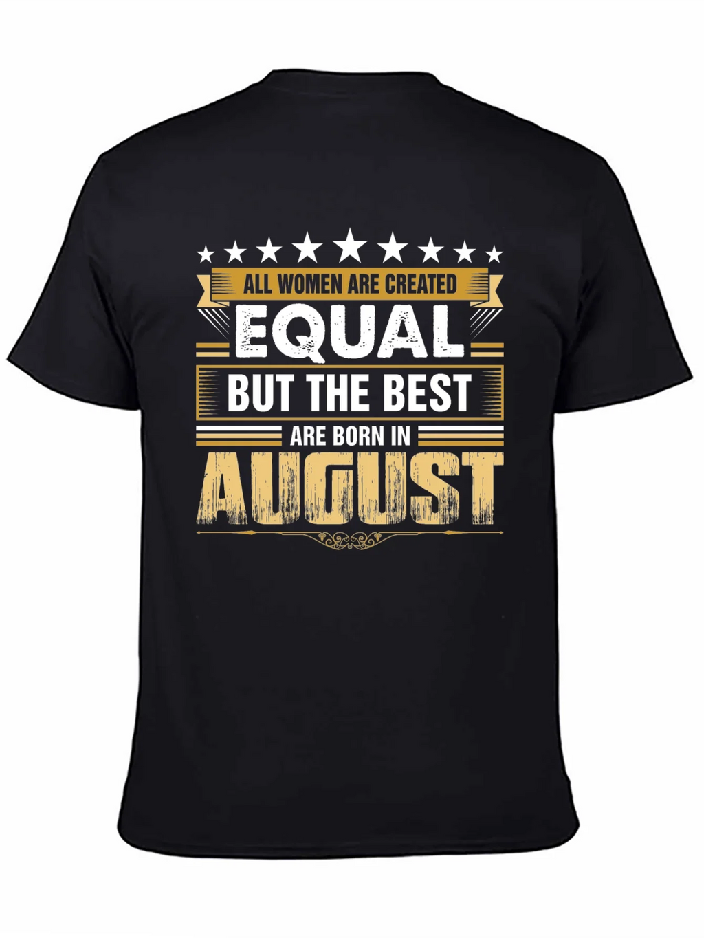 August Birthday T-Shirt - Womens Equality Tee product image 4