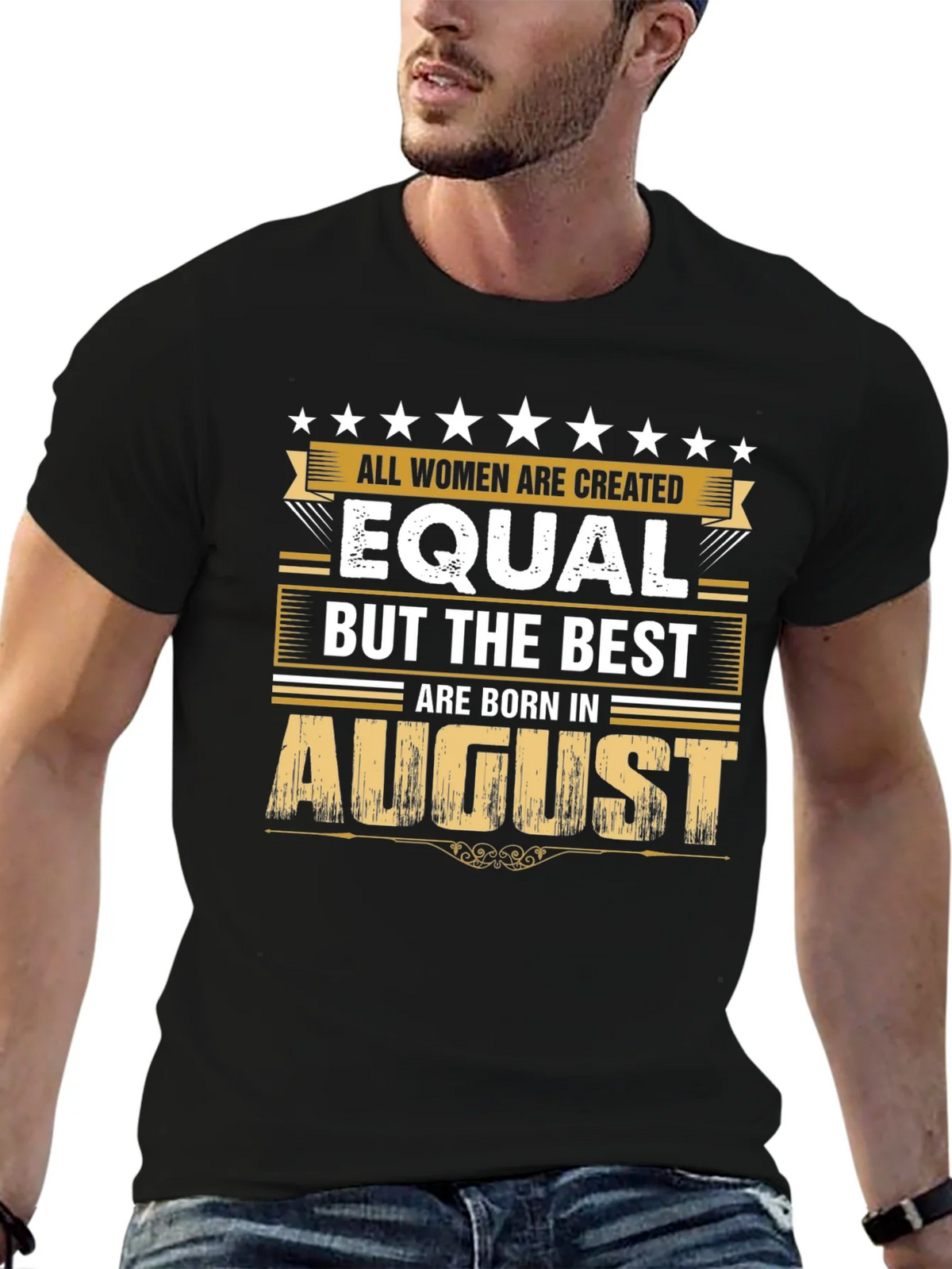 August Birthday T-Shirt - Womens Equality Tee product image 6