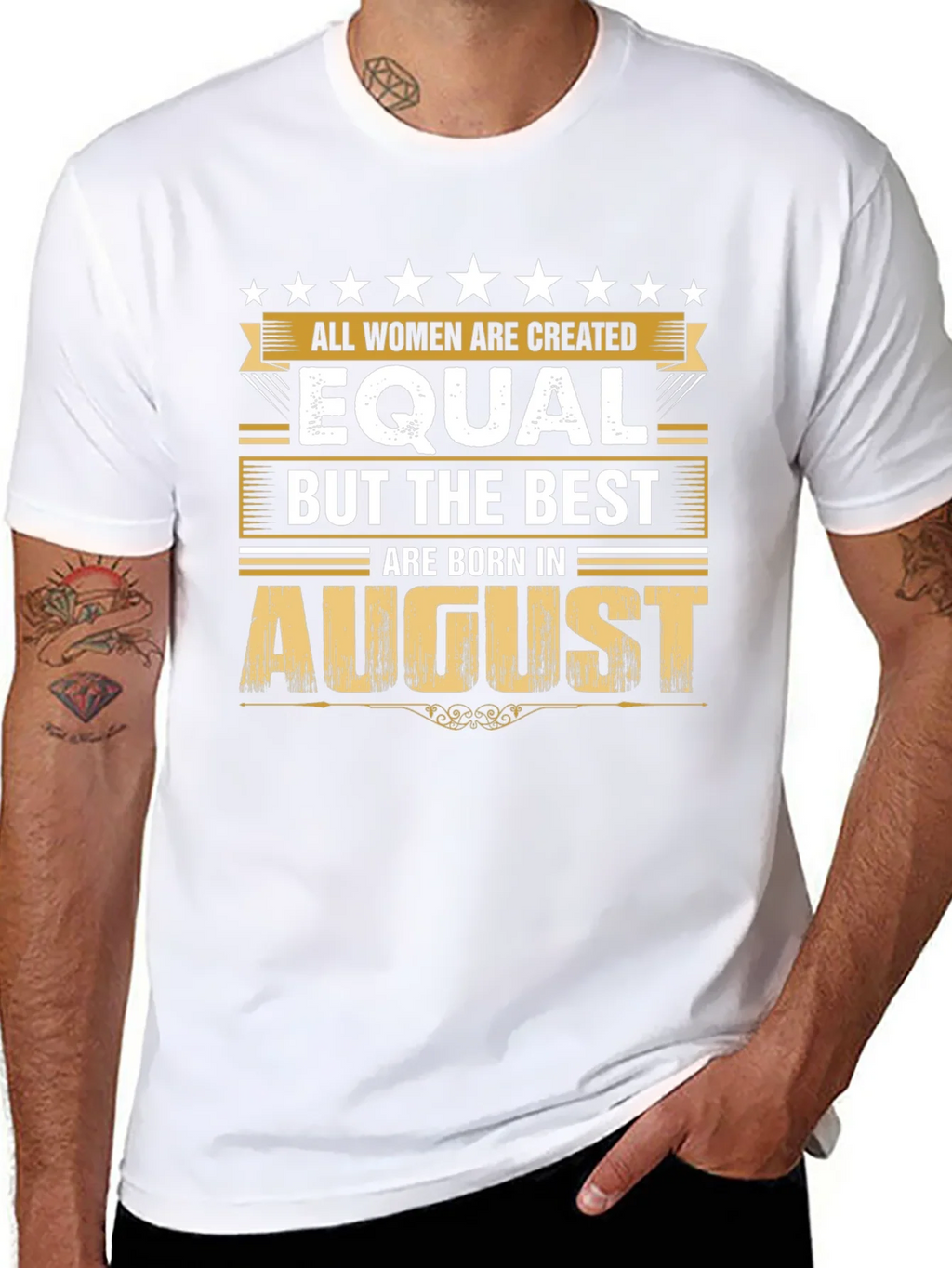 August Birthday T-Shirt - Womens Equality Tee product image 7