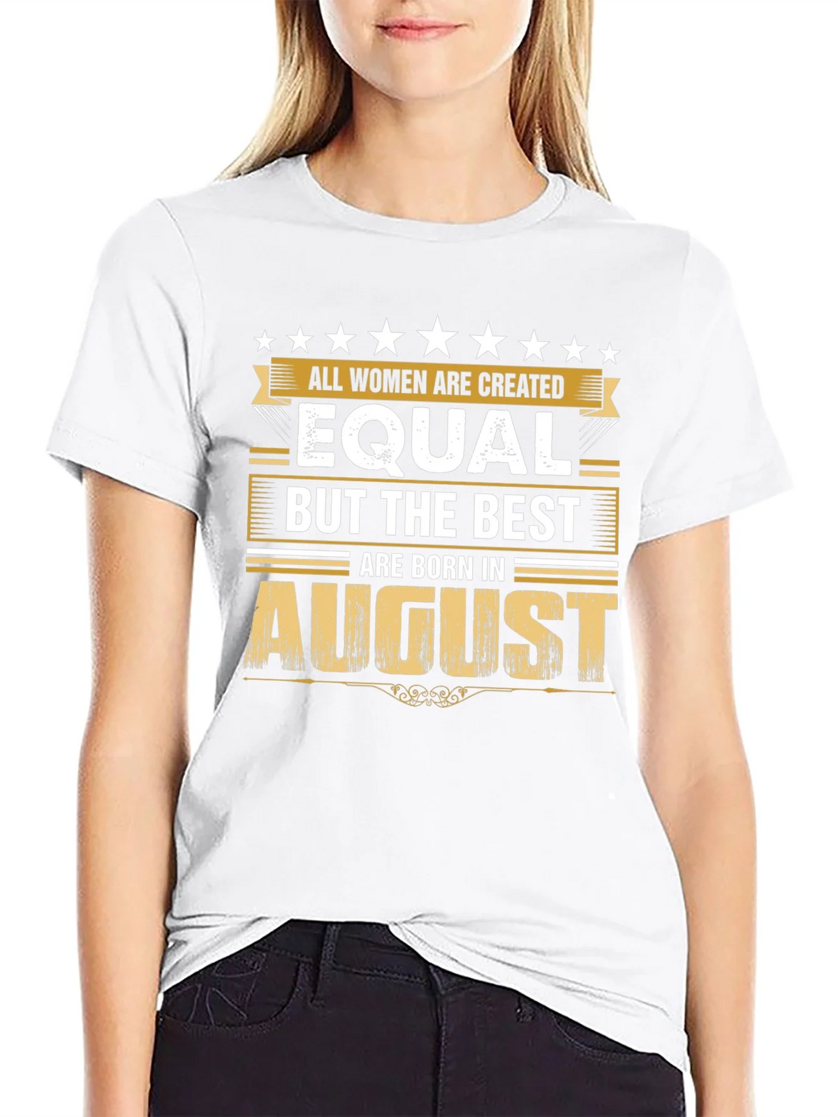 August Birthday T-Shirt - Womens Equality Tee product image 8