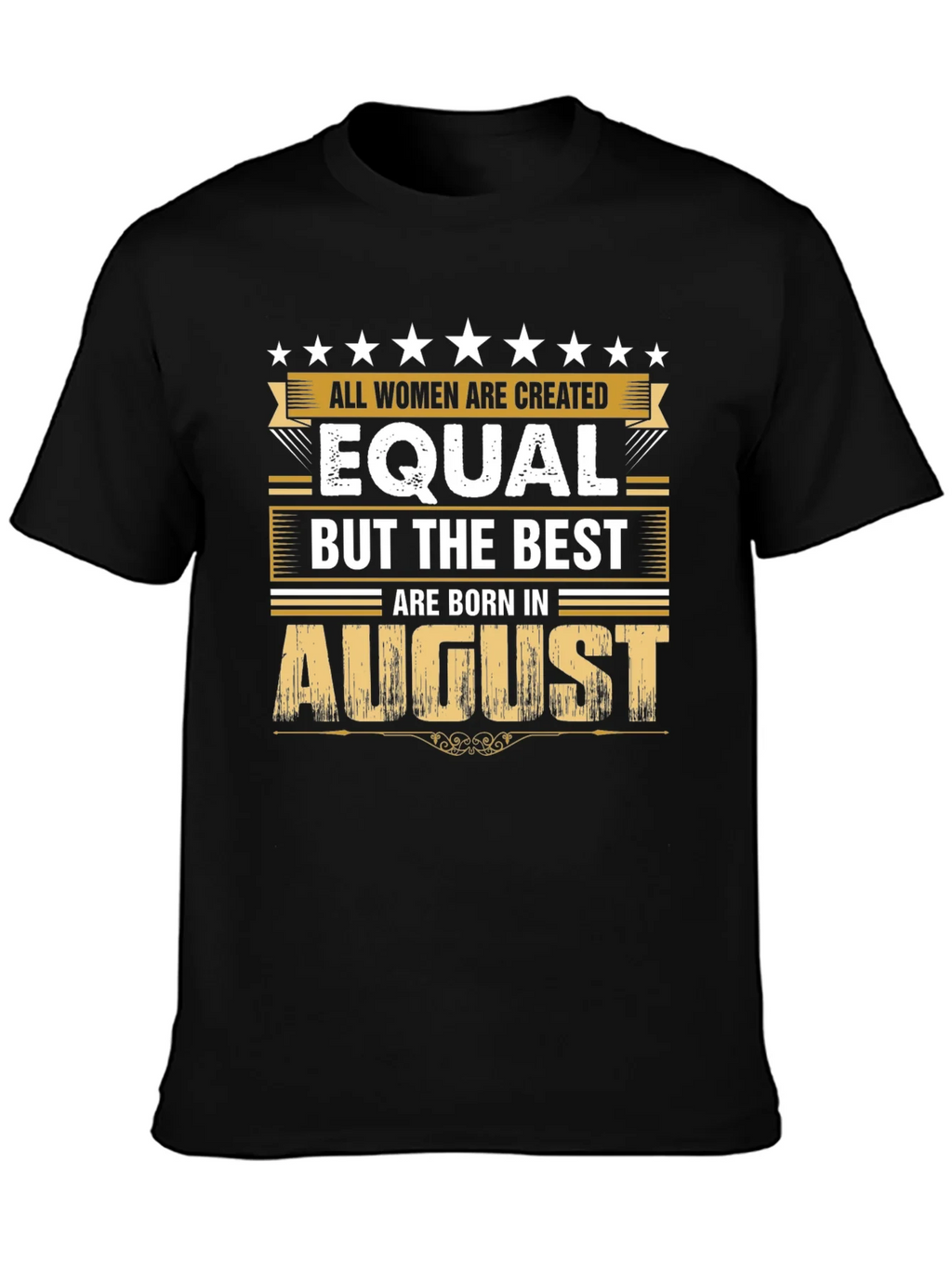 August Birthday T-Shirt - Womens Equality Tee product image 3