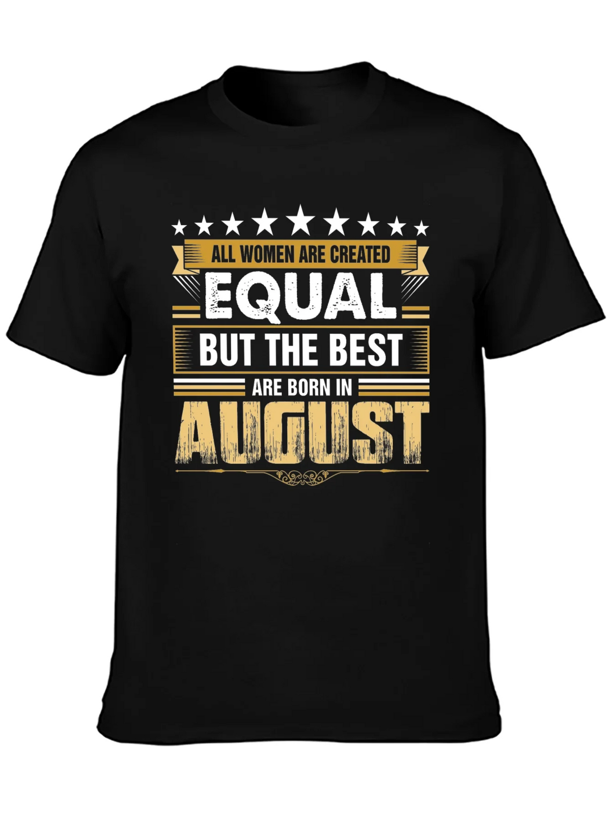 August Birthday T-Shirt - Womens Equality Tee product image 3
