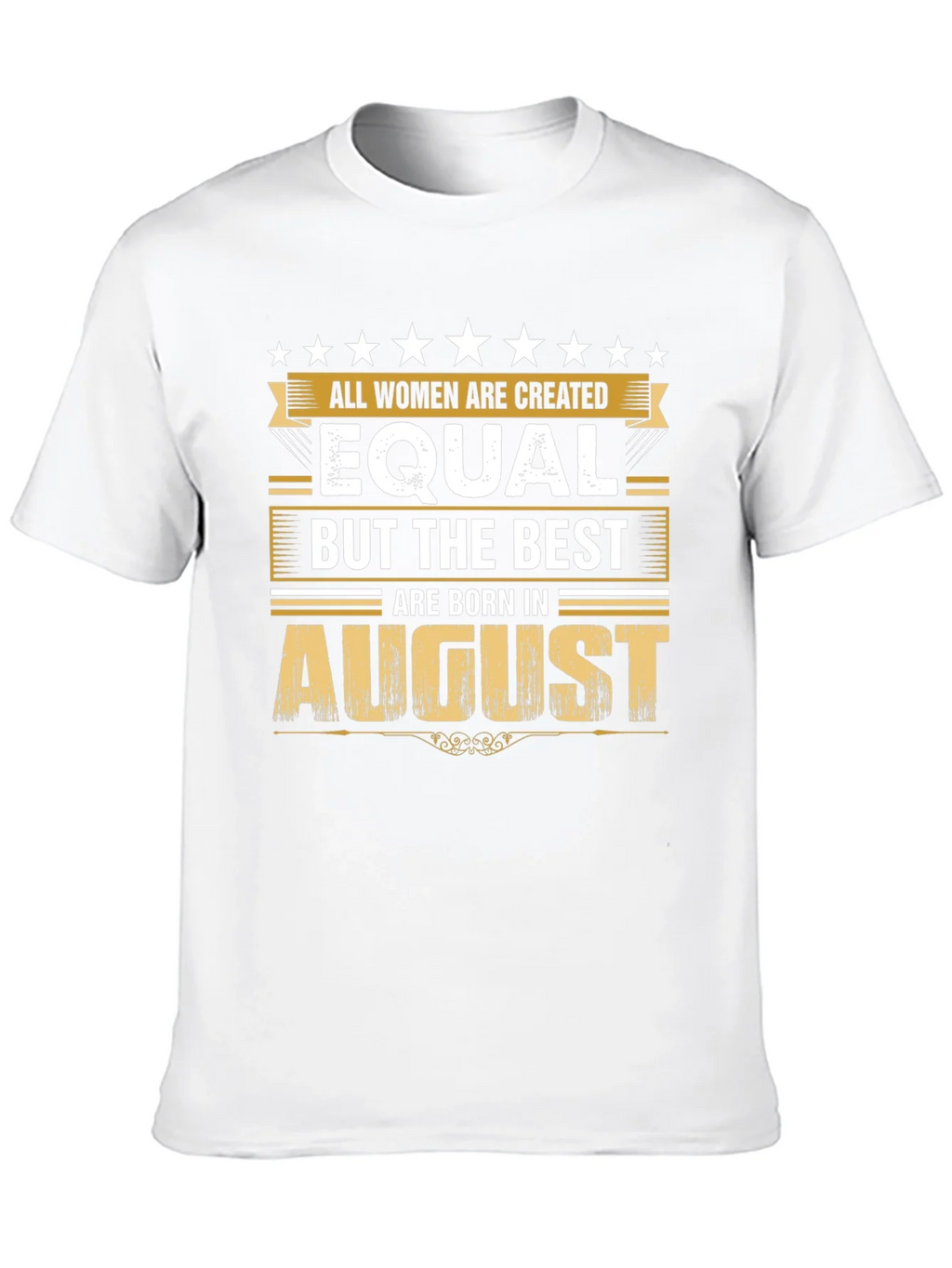 August Birthday T-Shirt - Womens Equality Tee product image 9